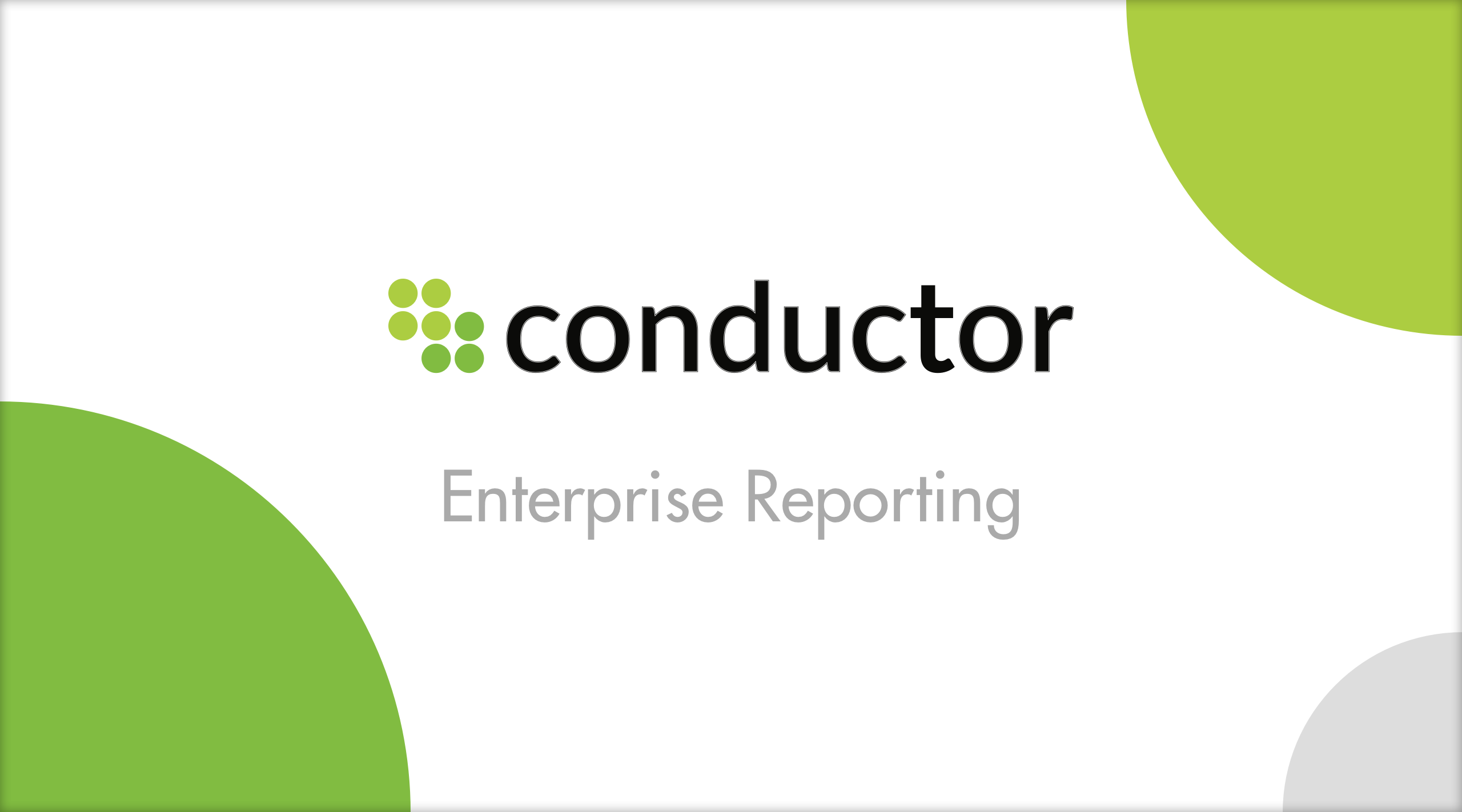 Conductor: Enterprise Reporting project thumbnail